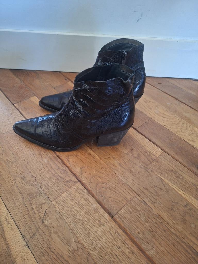 Paul Green halfhoge zwarte laarzen maat 38, Kleding | Dames, Schoenen, Ophalen of Verzenden, Zo goed als nieuw, Zwart