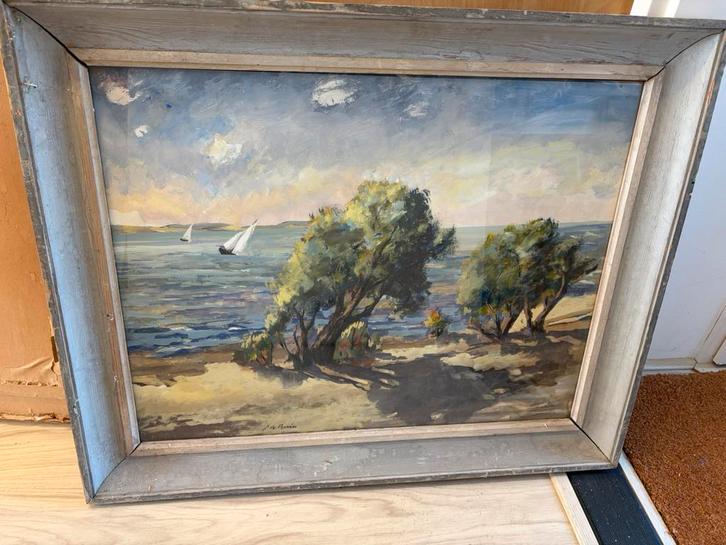 Paul Robert Perrin (1904-1954) Zwitserland., Antiek en Kunst, Kunst | Schilderijen | Klassiek, Ophalen