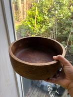 Houten Decoratieve Schaal - Japandi Stijl, Schaal, Rond, Ophalen of Verzenden, Zo goed als nieuw