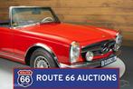 Mercedes-Benz 280 SL Pagode | 1968 | Route 66 Auctions, Overige carrosserieën, Zwart, Mercedes-Benz, Bedrijf