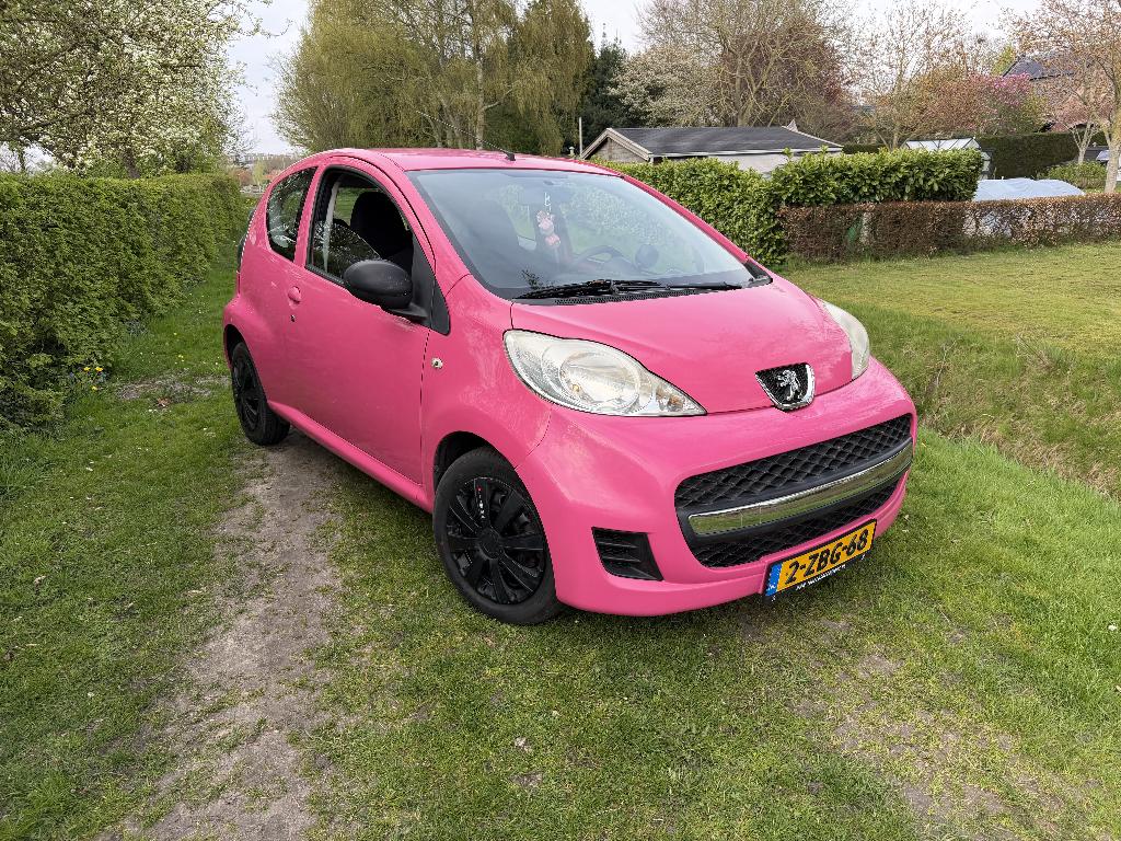 Peugeot 107 | 2006 | Roze, Auto's, Peugeot, Particulier, ABS, Airbags, Airconditioning, Mistlampen, Radio, Benzine, Euro 4, Hatchback
