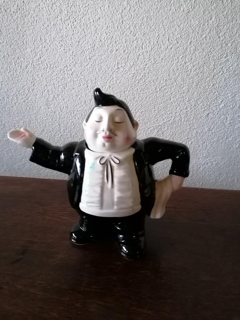 Vintage Engelse Theepot - Butler Figuur, Antiek en Kunst, Ophalen of Verzenden