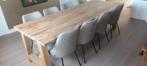 DEZE WEEK FABRIEKSVERKOOP eiken eettafel 260x100cm old oak, Eikenhout, Ophalen of Verzenden, Vijf personen of meer, 200 cm of meer