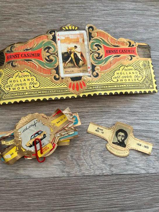 Vintage sigarenbandjes collectie!, Ophalen of Verzenden, Gebruikt, Overige typen