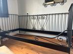 Zwart IKEA meisjesbed, Ophalen, Gebruikt, 70 tot 85 cm, Lattenbodem