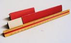 Vintage houten schaalstok van Ahrend in rode beschermkoker, Antiek en Kunst, Ophalen of Verzenden