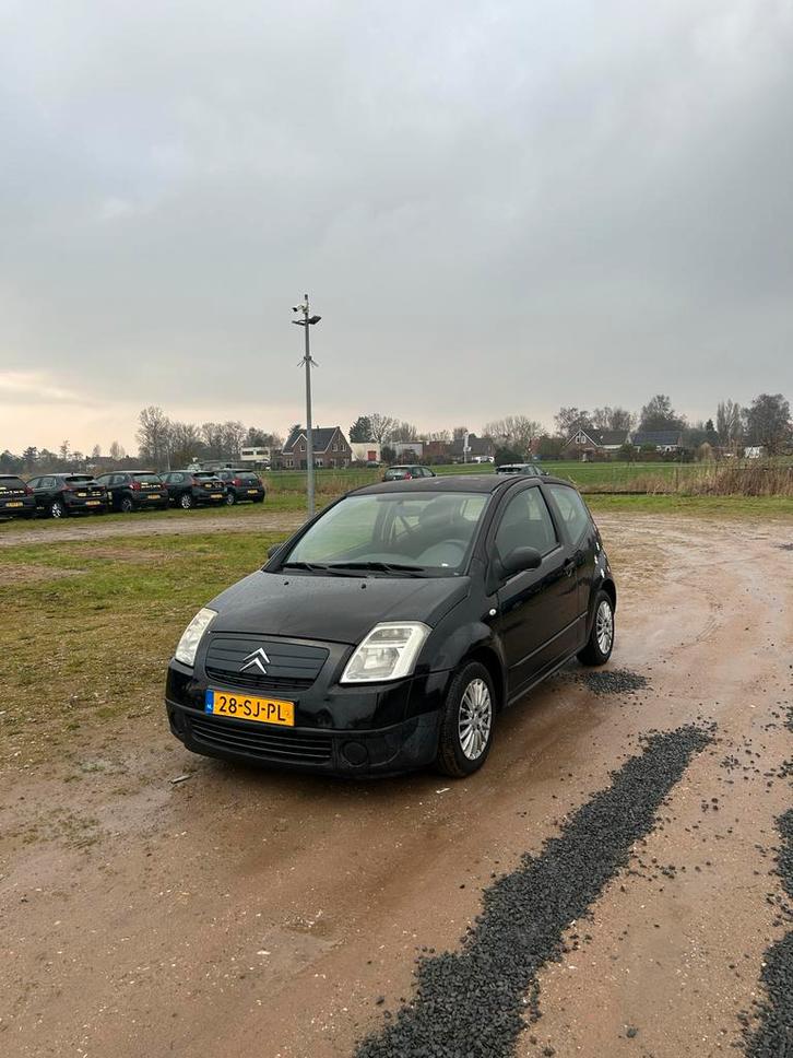 Citroën C2 1.1 I 2006 Zwart, Auto's, Citroën, Particulier, C2, Benzine, C, Hatchback, Handgeschakeld, Origineel Nederlands, Zwart