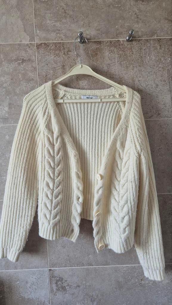 Wit gebreid vest van About You, Ophalen of Verzenden