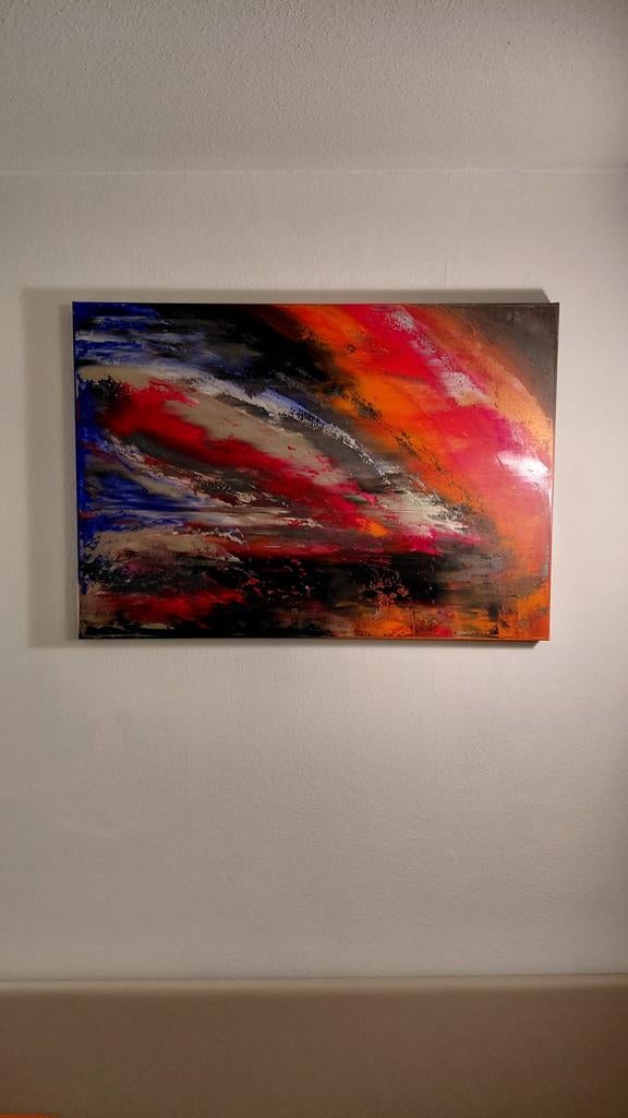 Schilderij Enrico Nieuwenhuis, Antiek en Kunst, Ophalen