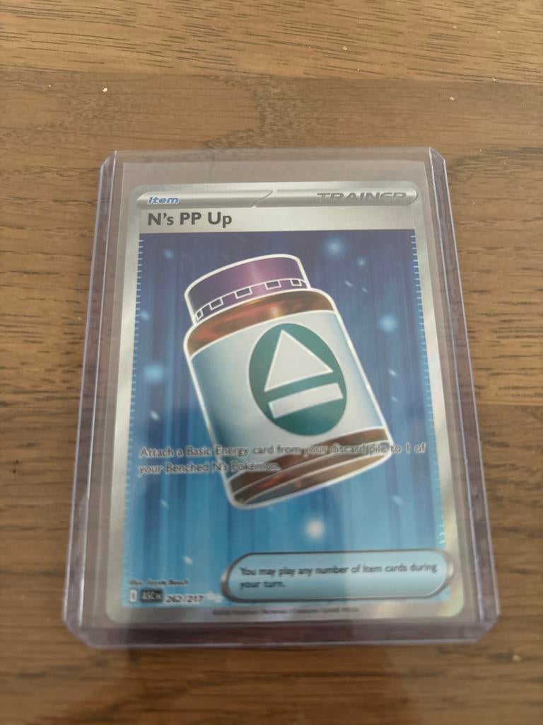 N's PP Up 262/217 NM Pokémon kaart, Ophalen of Verzenden, Nieuw, Losse kaart