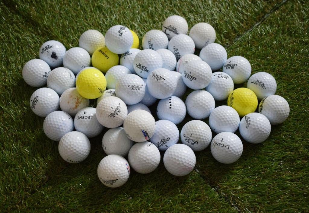 Black Diamond / Legend Golfballen 50 stuks, Sport en Fitness, Golf, Ophalen of Verzenden, Gebruikt, Bal(len), Overige merken