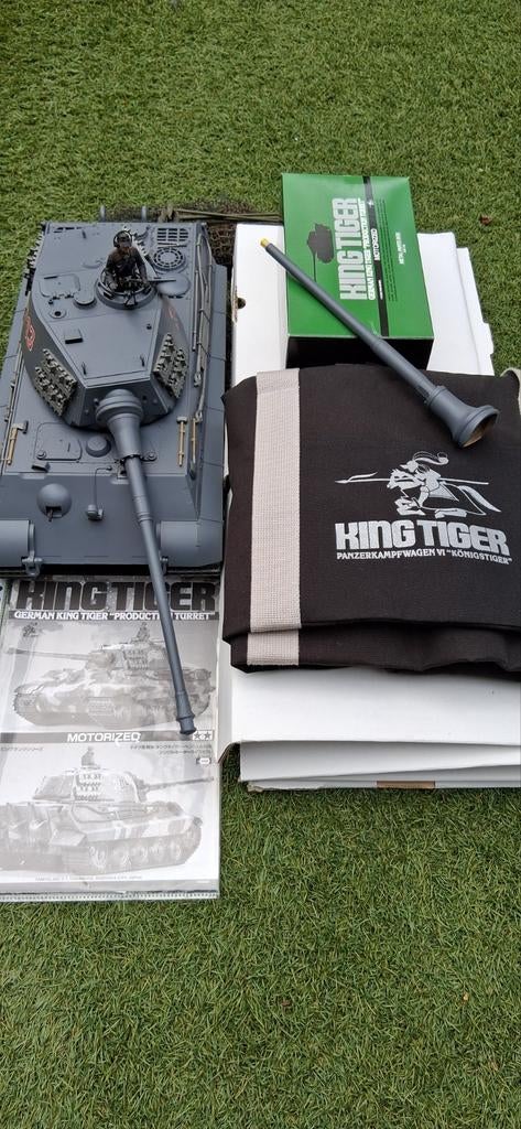 Tamiya 1/16 King Tiger tank., Ophalen, Zo goed als nieuw