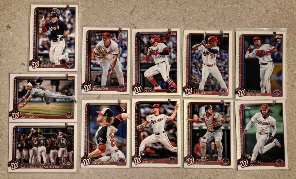 Te koop Topps kaarten Nationals, Ophalen of Verzenden, Zo goed als nieuw, Buitenlandse clubs, Spelerskaart
