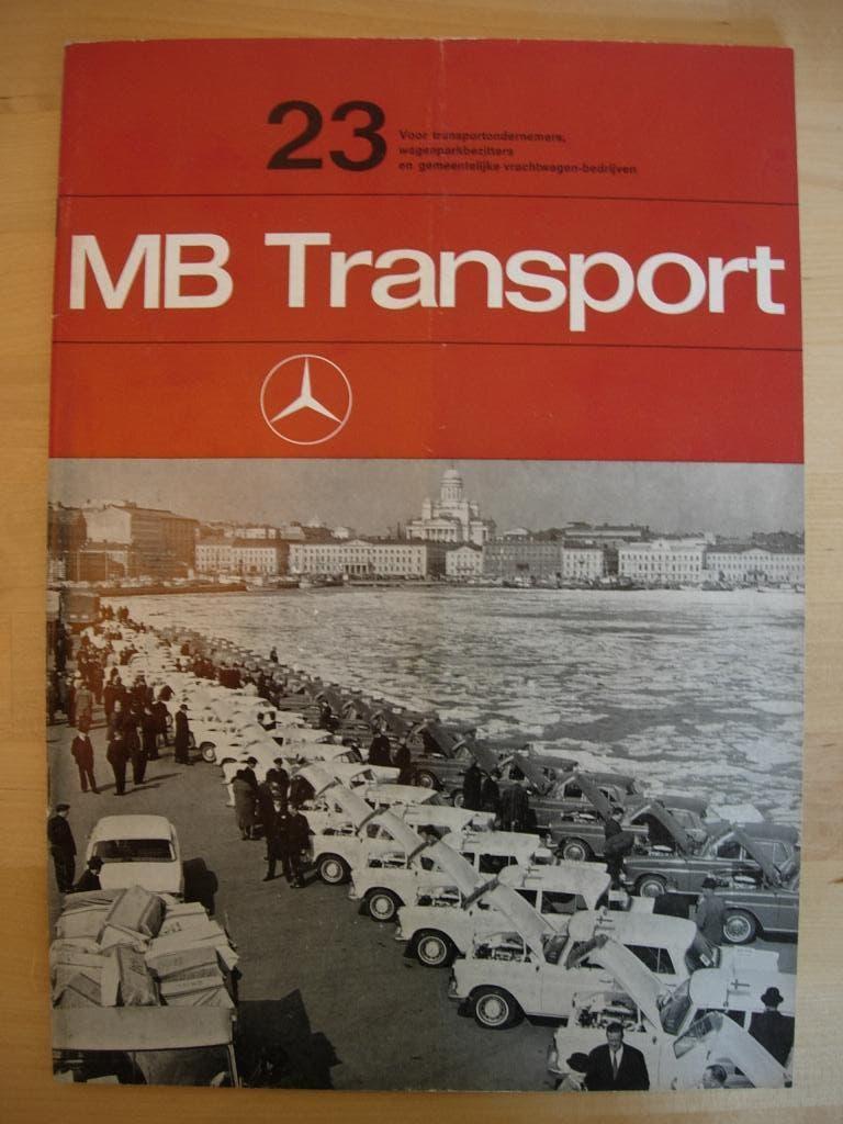 Mercedes MB Transport Magazine nr. 23 1965 Vrachtwagen Truck, Boeken, Zo goed als nieuw, Mercedes-Benz, Mercedes, Ophalen of Verzenden