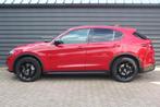 Alfa Romeo Stelvio 2.0 T AWD B-Tech - 280PK - HALF LEDER - C, Auto's, 4 cilinders, Leder en Stof, Bedrijf, Adaptive Cruise Control