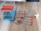 Zeer complete hamsterkooi met heel veel extra’s, Minder dan 60 cm, Kooi, Minder dan 75 cm, Ophalen of Verzenden