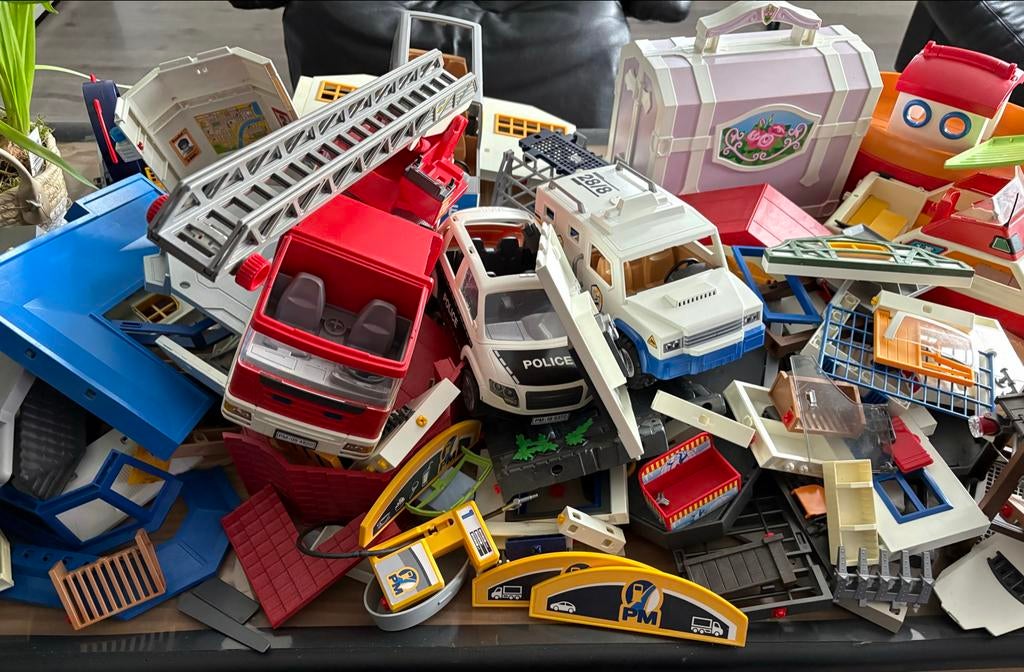 Grote partij Playmobil onderdelen en voertuigen, Kinderen en Baby's, Speelgoed | Playmobil, Ophalen, Gebruikt, Los playmobil