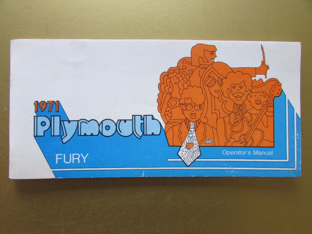 1967 Plymouth Fury owner's manual, Engels, Ophalen of Verzenden