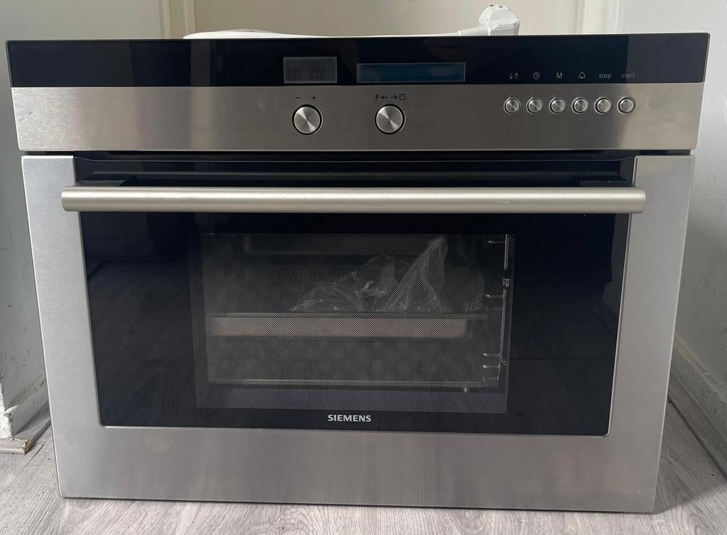 Siemens Inbouw Stoomoven - Perfect voor Gezond Koken, 45 tot 60 cm, Gebruikt, Oven, Ophalen of Verzenden