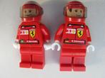 Lego minifiguur M. Schumacher & R. Barrichello, Ophalen of Verzenden, Zo goed als nieuw, Losse stenen, Lego