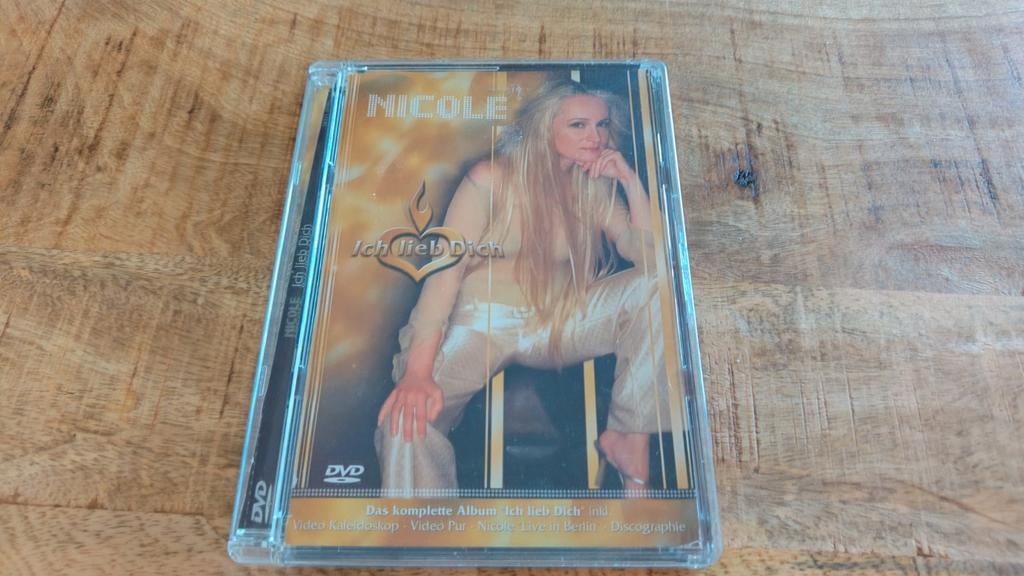 Muziek DVD Nicole - Ich liebe dich (zeer goede staat), Ophalen of Verzenden, Zo goed als nieuw