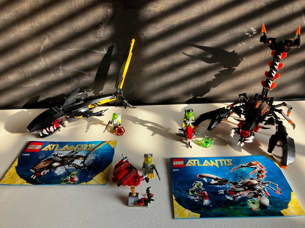 Lego Atlantis 3 sets, Ophalen of Verzenden, Complete set, Lego