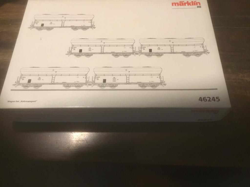 Märklin H0 Wagen-Set "Kokstransport" 46245, Wisselstroom, Gebruikt, Wagon, Ophalen of Verzenden