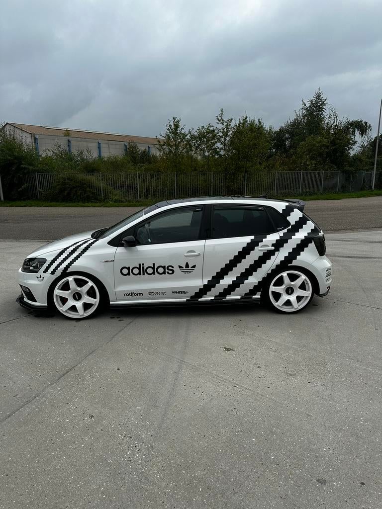 Volkswagen Polo 1.8 TSI 141KW BMT GTI 2015 Wit, Auto's, Volkswagen, Stof, Zwart, Wit, 1180 kg