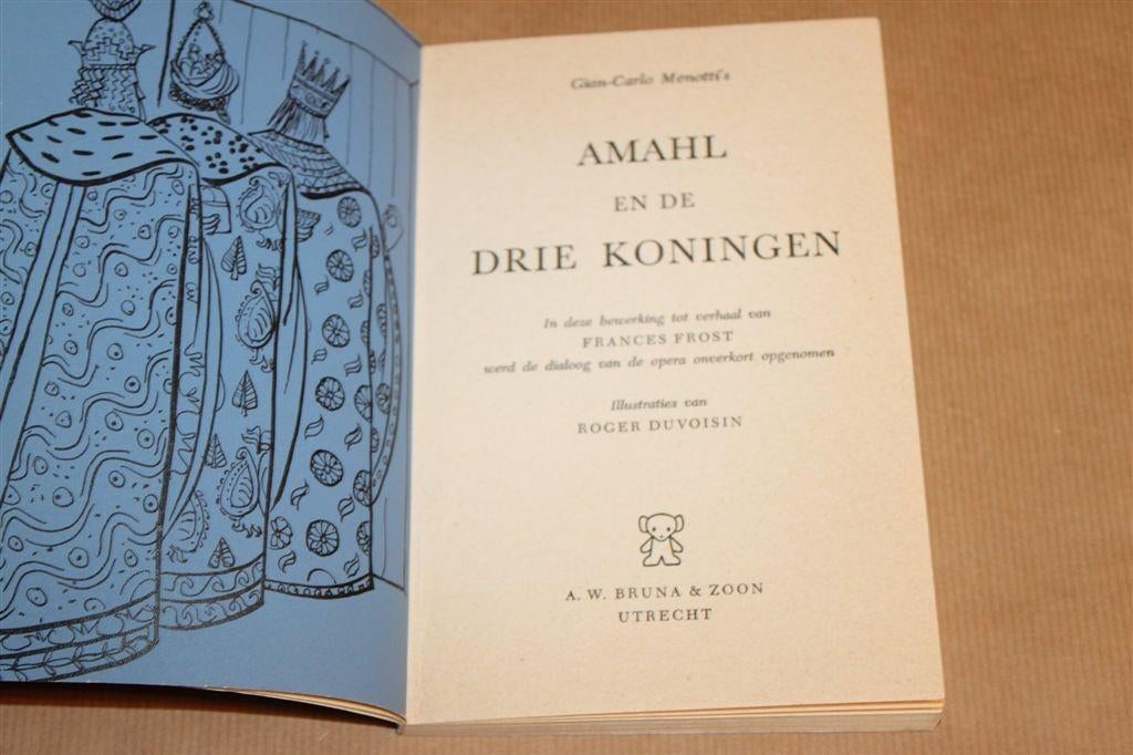 Amahl en de Drie Koningen — Kerstopera Verhaal 1962, Ophalen of Verzenden, Gelezen