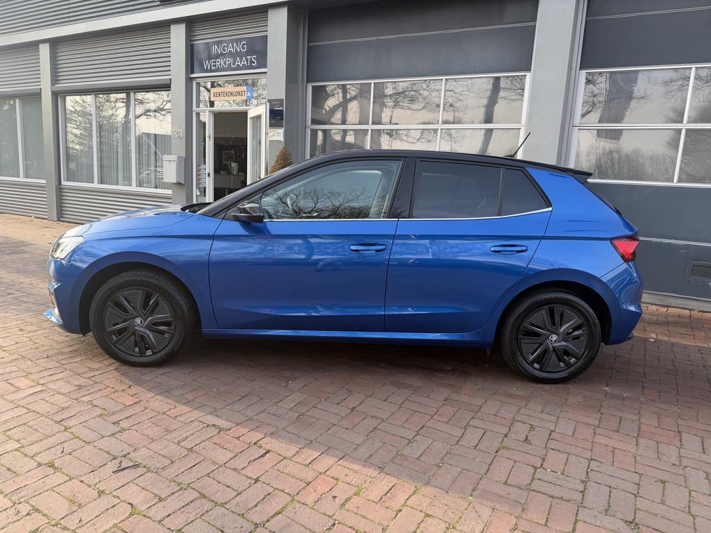 Skoda Fabia 1.0 TSI Business Edition | Bi-Tone | VC | Clima, Auto's, Skoda, Voorwielaandrijving, Stof, Gebruikt, Blauw
