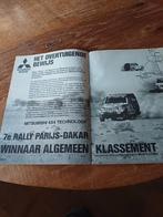 Advertentie van Mitsubishi 4x4 winnaar Parijs Dakar 1985, Ophalen of Verzenden, Zo goed als nieuw, Auto's