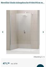 inloopdouche douchewand 60x195cm, Ophalen of Verzenden, Gebruikt, Glas, Douche