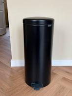 Brabantia 30L pedaalemmer prullenbak zwart, Huis en Inrichting, Ophalen, Gebruikt, Met pedaal, 50 tot 75 cm