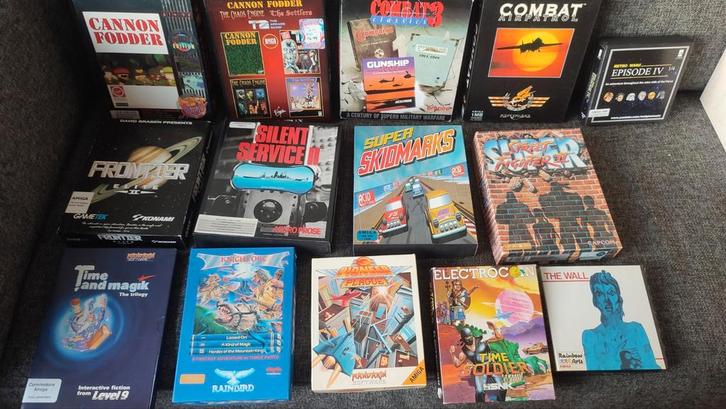 Amiga boxed games, Computers en Software, Vintage Computers, Ophalen of Verzenden