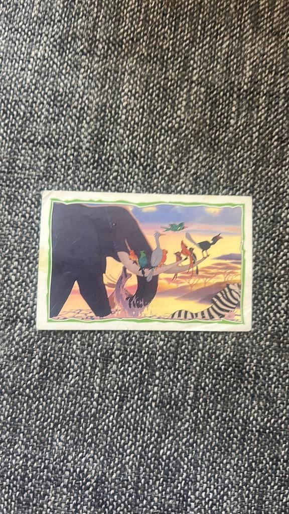 Panini Lion King sticker 11, Ophalen, Zo goed als nieuw, Sticker
