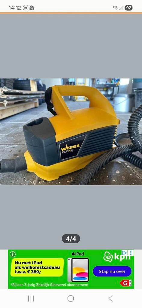 Wagner Flexio verfspuit, Ophalen of Verzenden