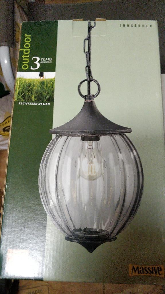 Hanglamp voor buiten, Nieuw, Ophalen of Verzenden, Hanglamp, 50 tot 250 watt
