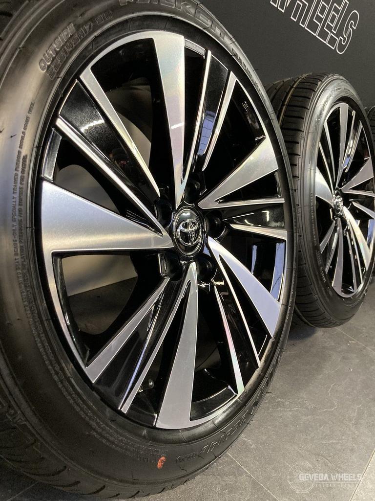 17” originele Toyota Corolla velgen + banden 5x114.3 9157-7, Auto-onderdelen, Banden en Velgen, Gebruikt, -, -, Banden en Velgen