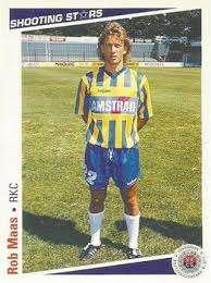 Rob Maas (rkc) nr 137 Shooting stars 1991/92, Verzamelen, Sportartikelen en Voetbal, Zo goed als nieuw, Poster, Plaatje of Sticker