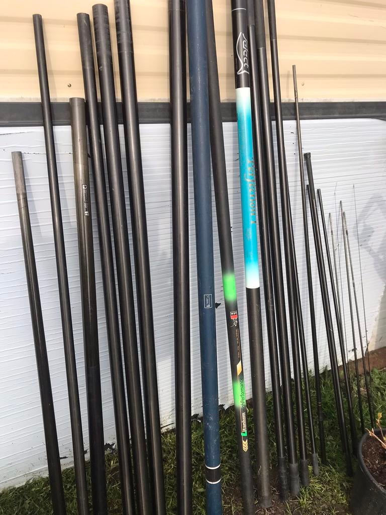 Diverse hengel delen, Watersport en Boten, Ophalen, Gebruikt, Vaste hengel