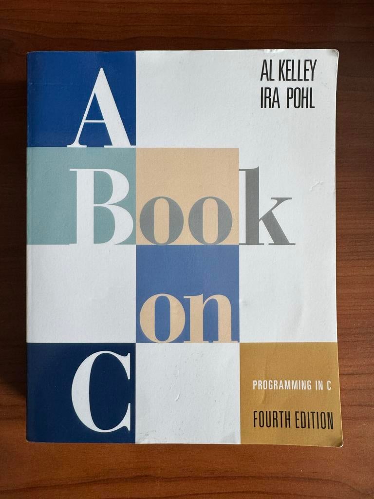 A Book on C Programming in C Fourth Edition, Ophalen of Verzenden, Beta, Gelezen, WO