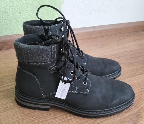 NIEUW Pier One Veterboots lage laars maat 45, Zwart, Boots, Nieuw, Pier One
