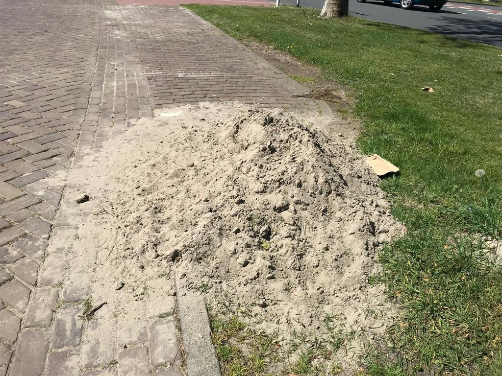 Straatzand gratis, Tuin en Terras, Zand, Ophalen, Nieuw
