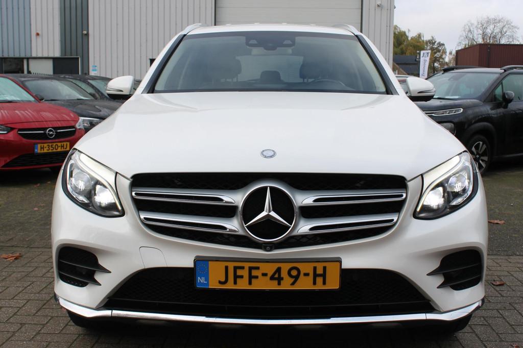 Mercedes-Benz GLC-klasse 250 4MATIC AMG Edition 360 Leer LED, Auto's, Automaat, Gebruikt, 4 cilinders, Wit