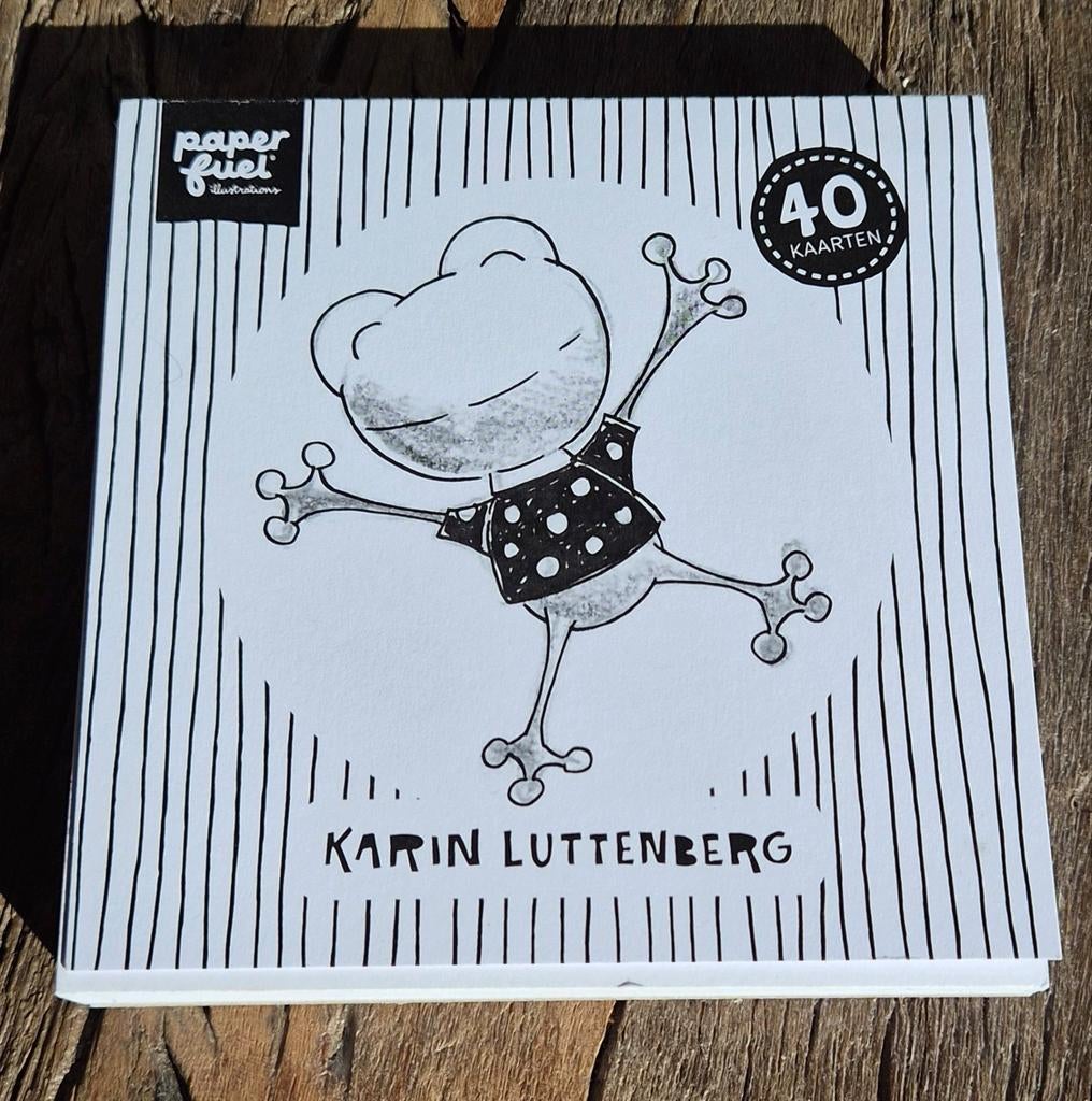 Paper Fuel Blanco kaarten blok - 40 kaarten Karin Luttenberg, Ophalen of Verzenden, Nieuw, Overige thema's, Blanco kaart of Basiskaart