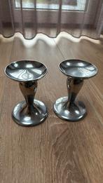 Zilver kleur kandelaar, Ophalen, Zilver