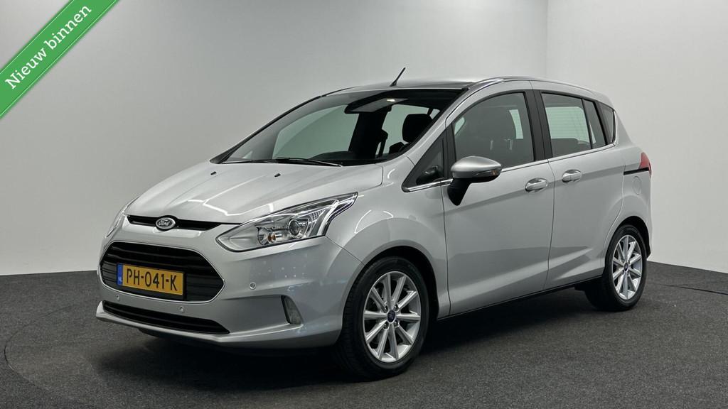 Ford B-Max 1.0 EcoBoost Titanium NAVI TREKHAAK LM ECC CRUISE, Auto's, Voorwielaandrijving, Gebruikt, Lichtsensor, Origineel Nederlands