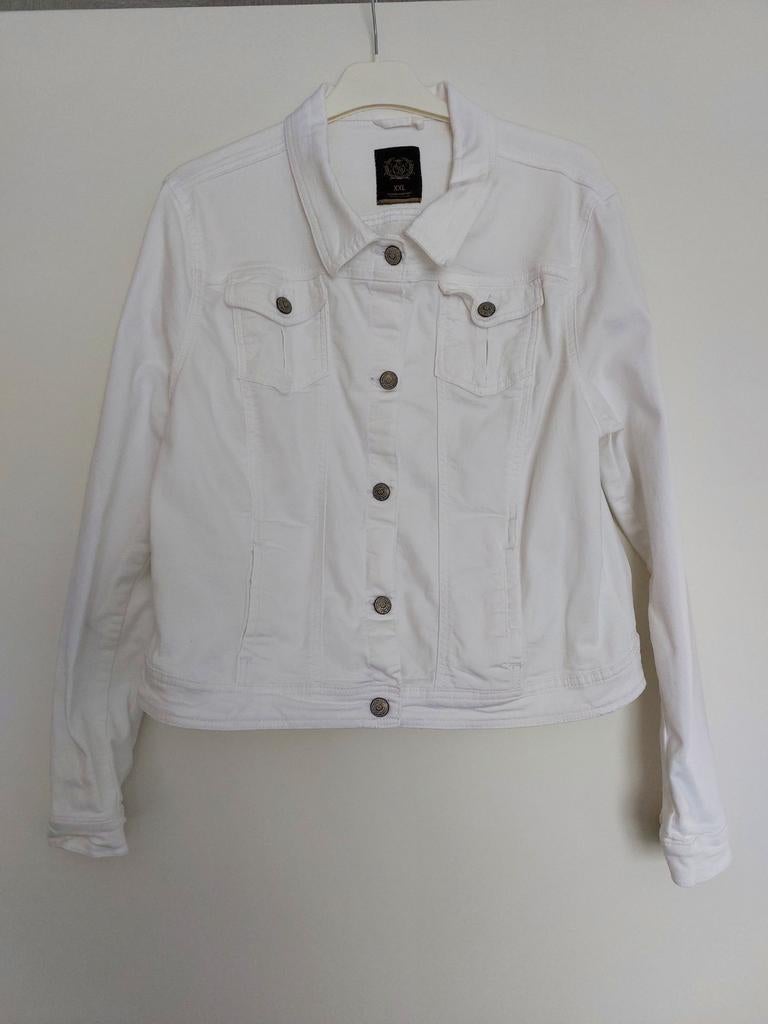 PRACHTIG OFF WHITE JASJE VAN SOYA CONCEPT MAAT XXL, Ophalen of Verzenden, Zo goed als nieuw, Maat 46/48 (XL) of groter, Wit