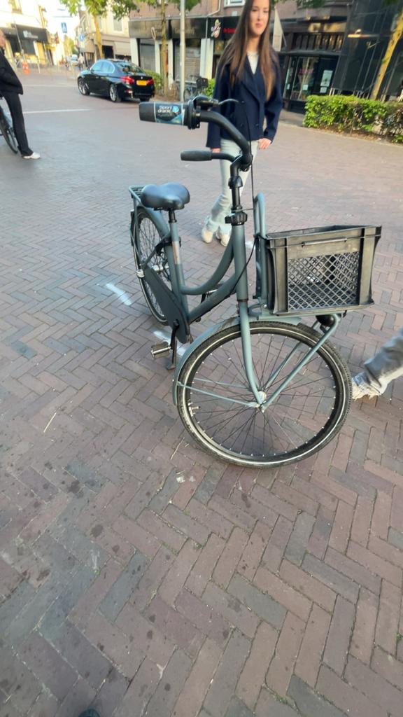 Benthe fiets met lage instap en mand, Terugtraprem, 50 tot 53 cm, Ophalen, Overige merken