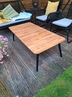Mooie tuintafel, Tuin en Terras, Tuintafels, Ophalen, Zo goed als nieuw, Rechthoekig, Hout